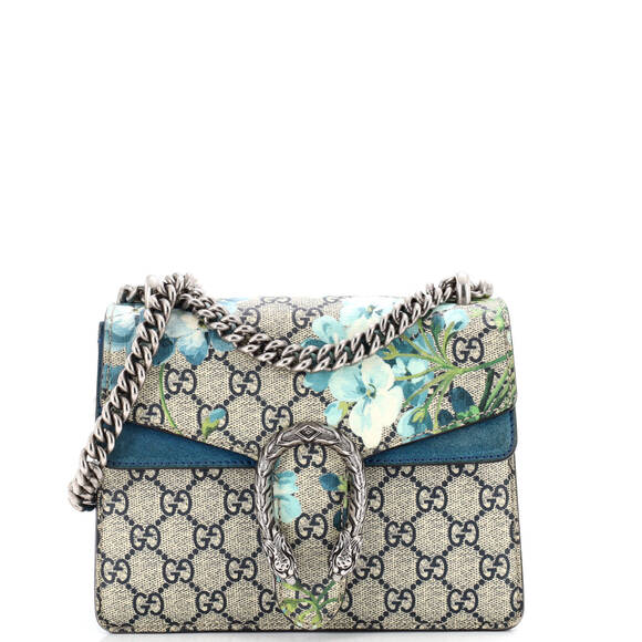 Gucci Mini Dionysus Bag Blooms Print GG Coated Canvas